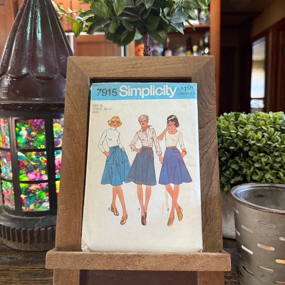 Simplicity Other - Simplicity 7915 Women's Sewing Pattern Size 12 Miss Skirts Vintage 1970’s